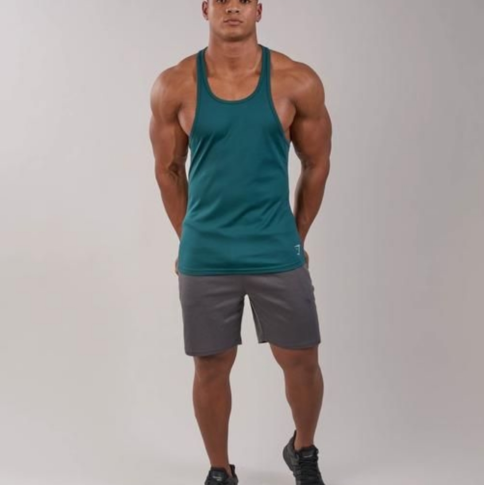 Gymshark Men's Fundamental Stringer Forest Green